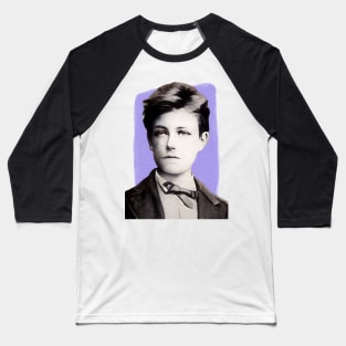 French Poet Arthur Rimbaud illustration Baseball T-Shirt